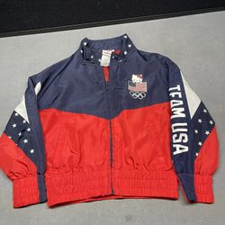 Hello Kitty x Team USA Red & Blue Olympic Windbreaker Jacket