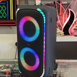 onn. 100094813 Bluetooth Wireless Speaker Multicolour LED Lighting