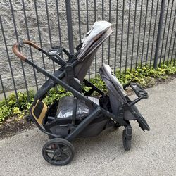 UPPAbaby Vista V2 + Ride Board + Second Seat + Cozy Ganoosh – Bundle