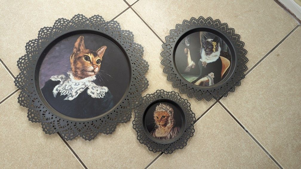 Collectable/Limited Edition IKEA Victorian Cat Portraits