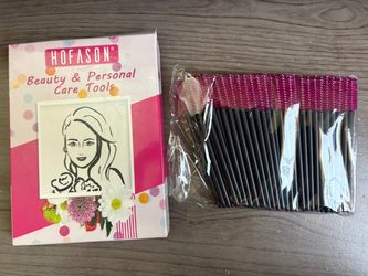 100 pcs eyelash brushes