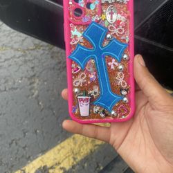 Custom Pink Panther iPhone 12 Color Block JNK Case   