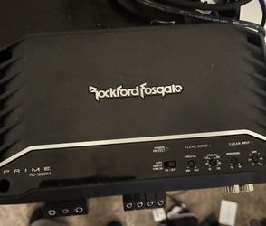 Barely Used rockford fosgate amp prime R2-1200x1
