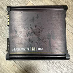 Kicker DX250.1 Mono Subwoofer Amplifier 250W RMS Car Audio Sub Amp