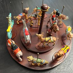 Treasury  Of Carousel  Art.  Franklin  Mint