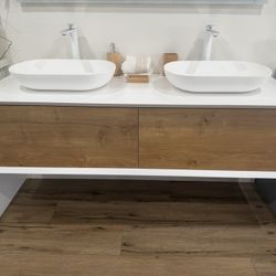 Fiona 63” Double Floating Vanity