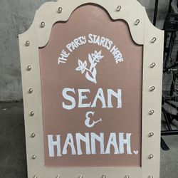 A-Frame Light Up Decorative Sign 