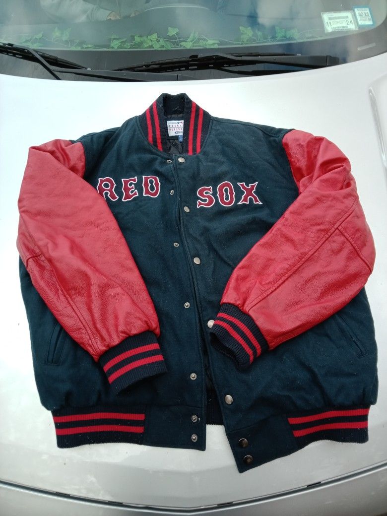 Boston Red Sox Leather Coat
