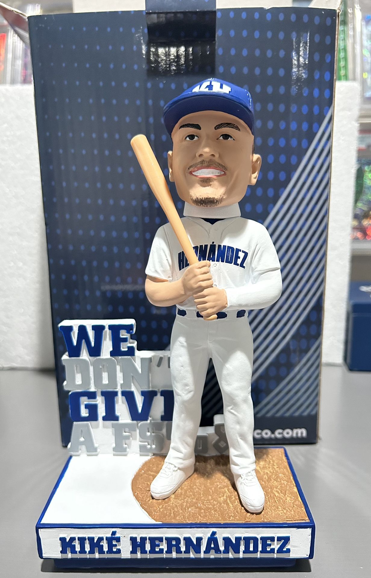 Kike Hernandez Dodgers Bobblehead “We don’t give A Fuck “ Foco