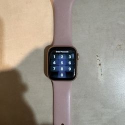 Apple Watch with charger