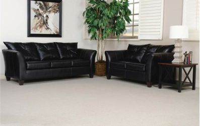 San Marino Ebony Sofa and Loveseat