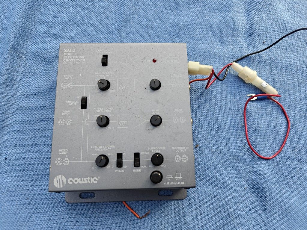 Old School Car Audio Crossovers 