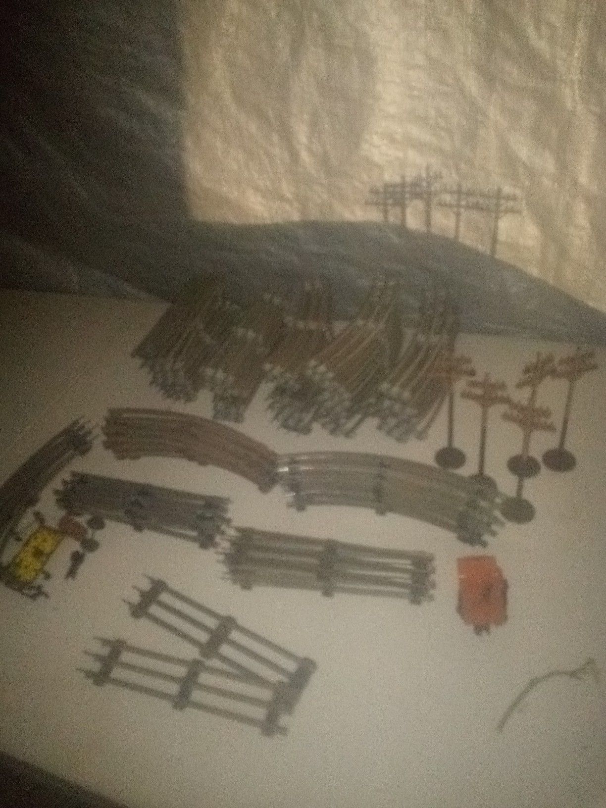 75+ pieces of all metal Lionel Train track