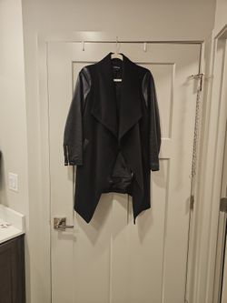 Bebe Black Trench Coat