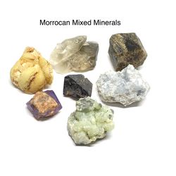 Moroccan Mixed Minerals 7pcs 198g Total