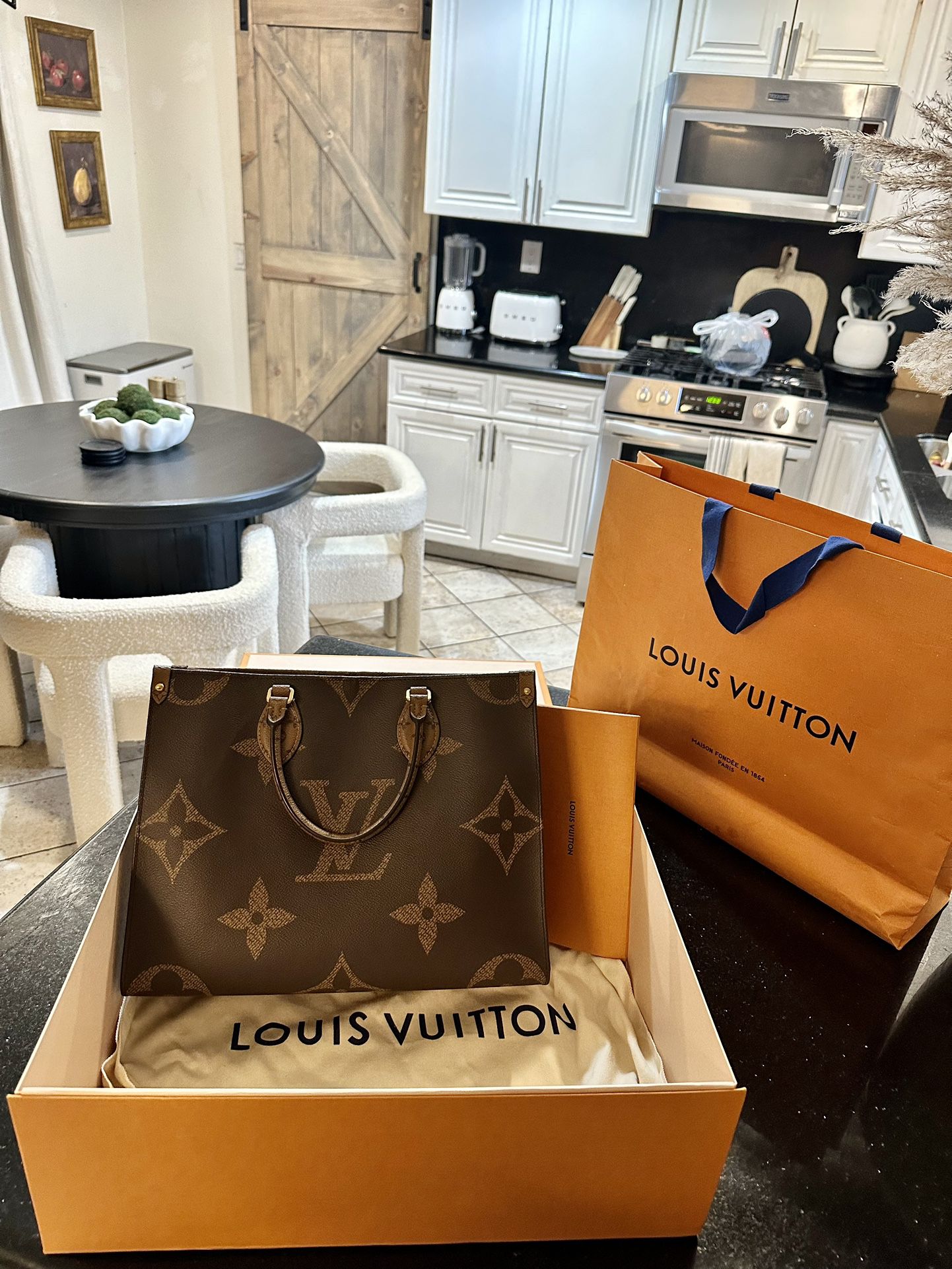 SOLD*Revamped Louis Vuitton Sac Shopper