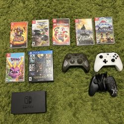 Nintendo Switch Games And Xbox Controllers