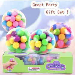 Brand New - Squishy Balls ( Easter Basket Gift / Birthday Return Gifts)- Unopened 