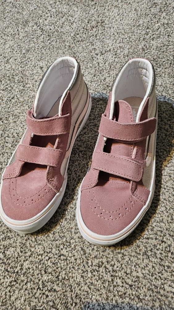 Girl's Vans Hi-top Tennis Shoes - New!!