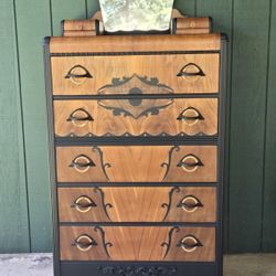 Art Deco Waterfall Dresser 