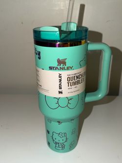 Rare mint green hello kitty Stanley