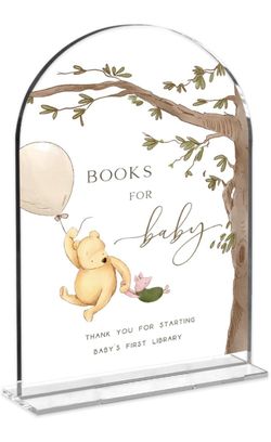 Winnie the Pooh books for baby sign