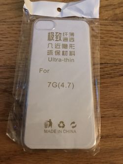 3 for $8 iPhone 7 Clear Silicone Protective Case Cover Protector