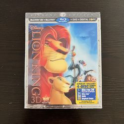 Disney The Lion King 3D Blu-Ray, Blu-Ray, DVD & Digital Movies w/ Slipcover