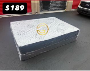 Queen Mattress Set – Medium – Brand New – Delivery Available 🚚