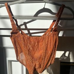 Urban Outfitters lace corset top