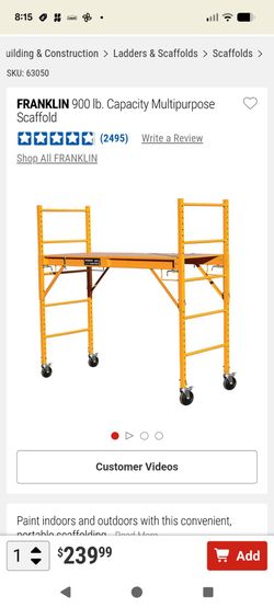 Heavy Duty Rolling Scaffolding