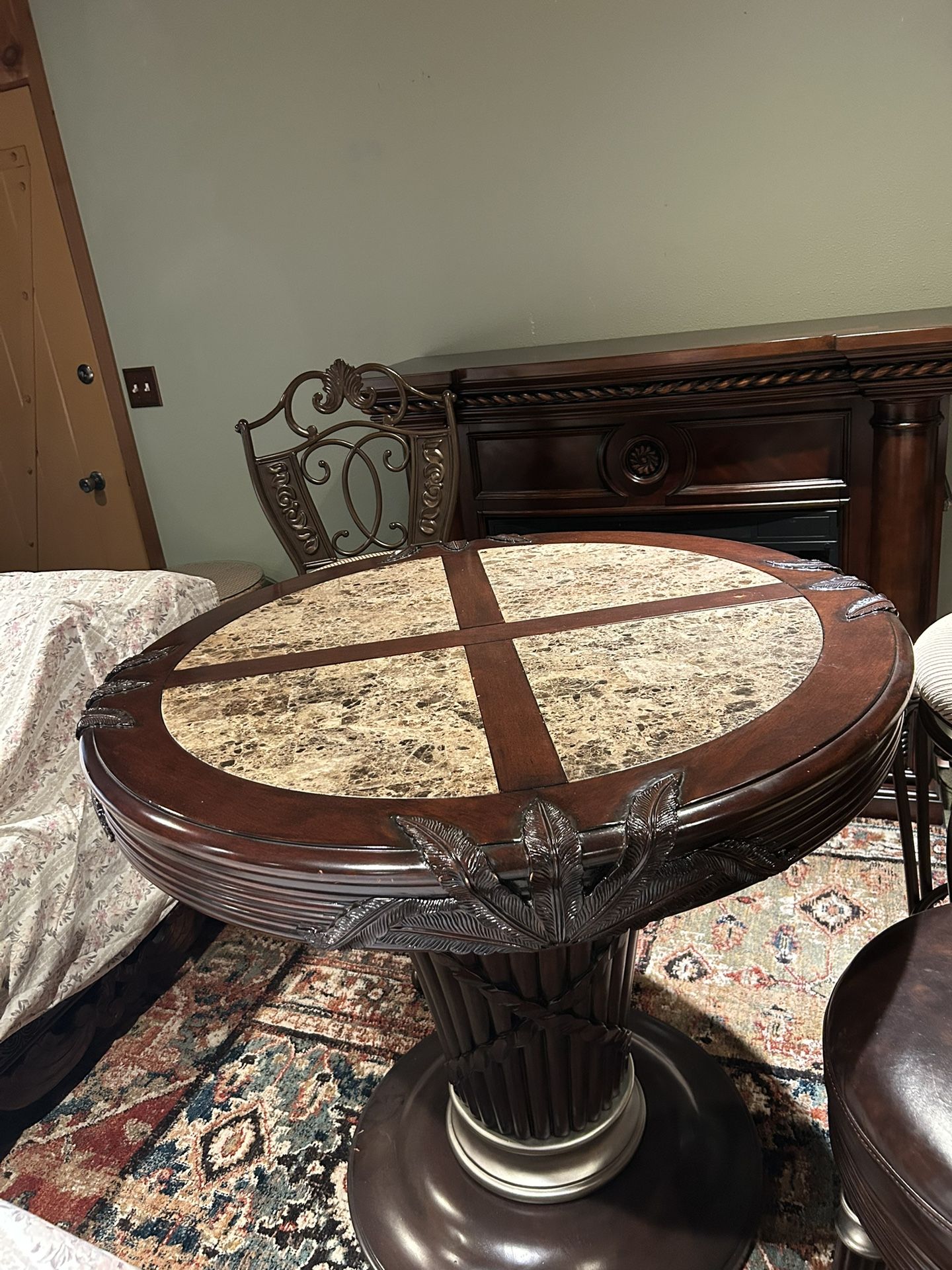 Table With High Chairs
