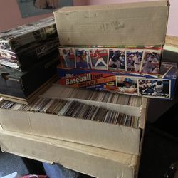 Basketball,baseball,football Cards 1990’’and Up Some Older Ones
