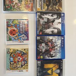 Bundle Of Japanese Games CIB TESTED 