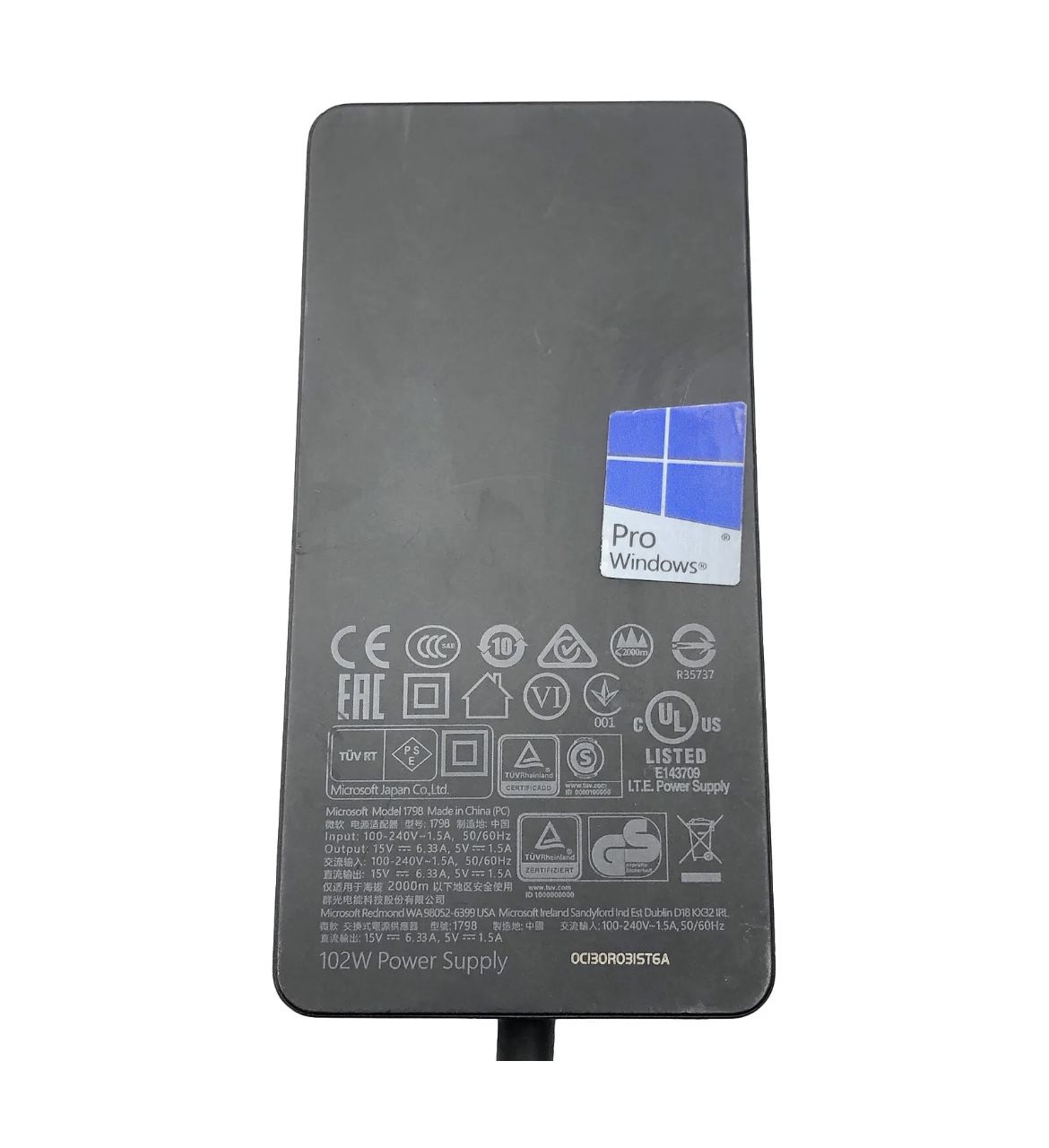 OEM Microsoft AC Adapter 90W Model 1749 15V 6A for Surface Pro 4 VX2-00003 VT8P2