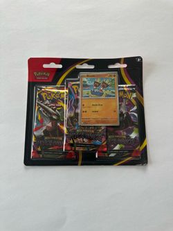 Pokemon TCG Mega Evolution Pitch Black 3 Pack Blister Binacle