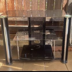 3 Tier Glass TV Stand 
