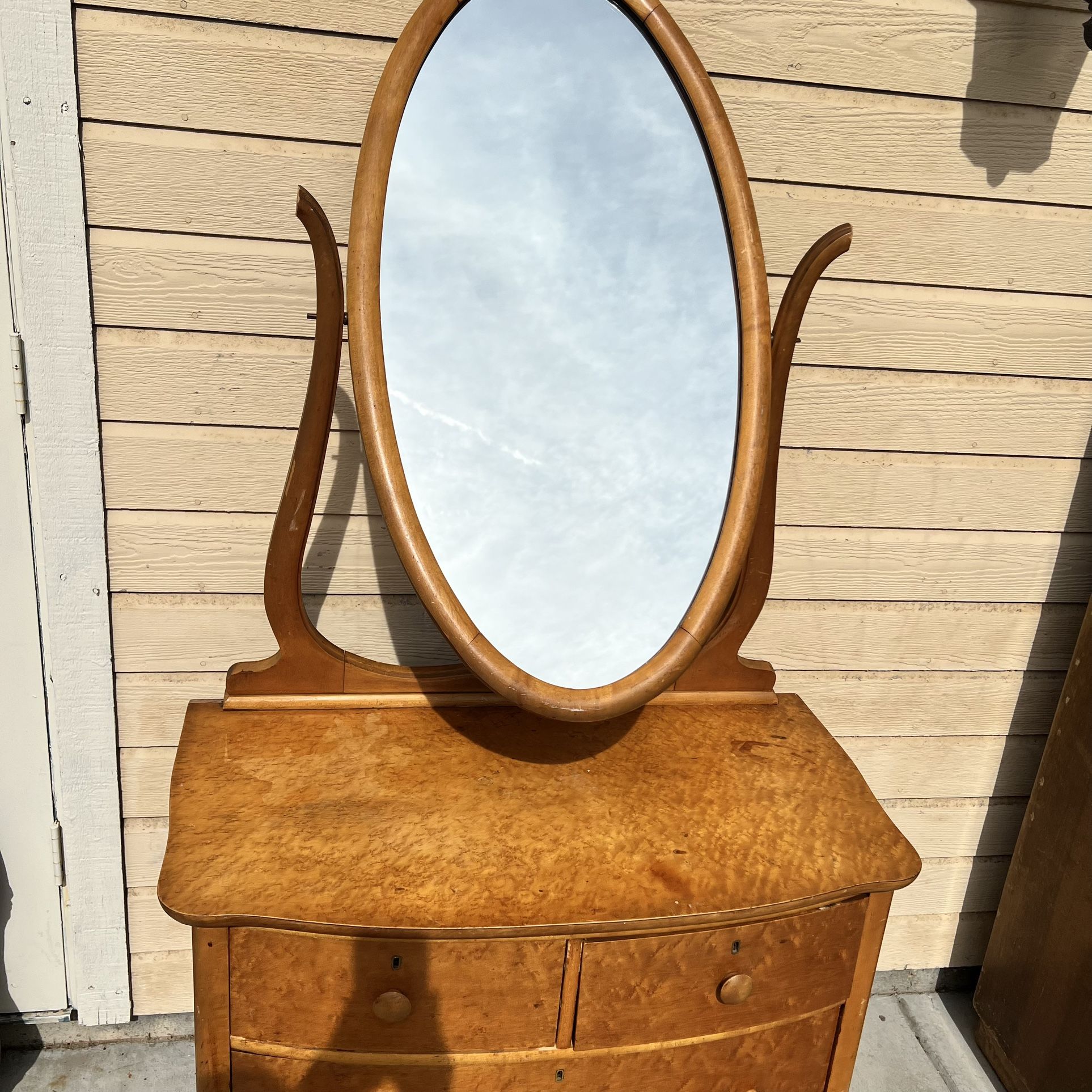 Birds Eye Maple Vanity