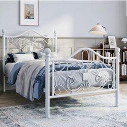 Twin Bed ( Mattress No Included )