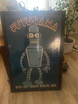 Framed futurama art