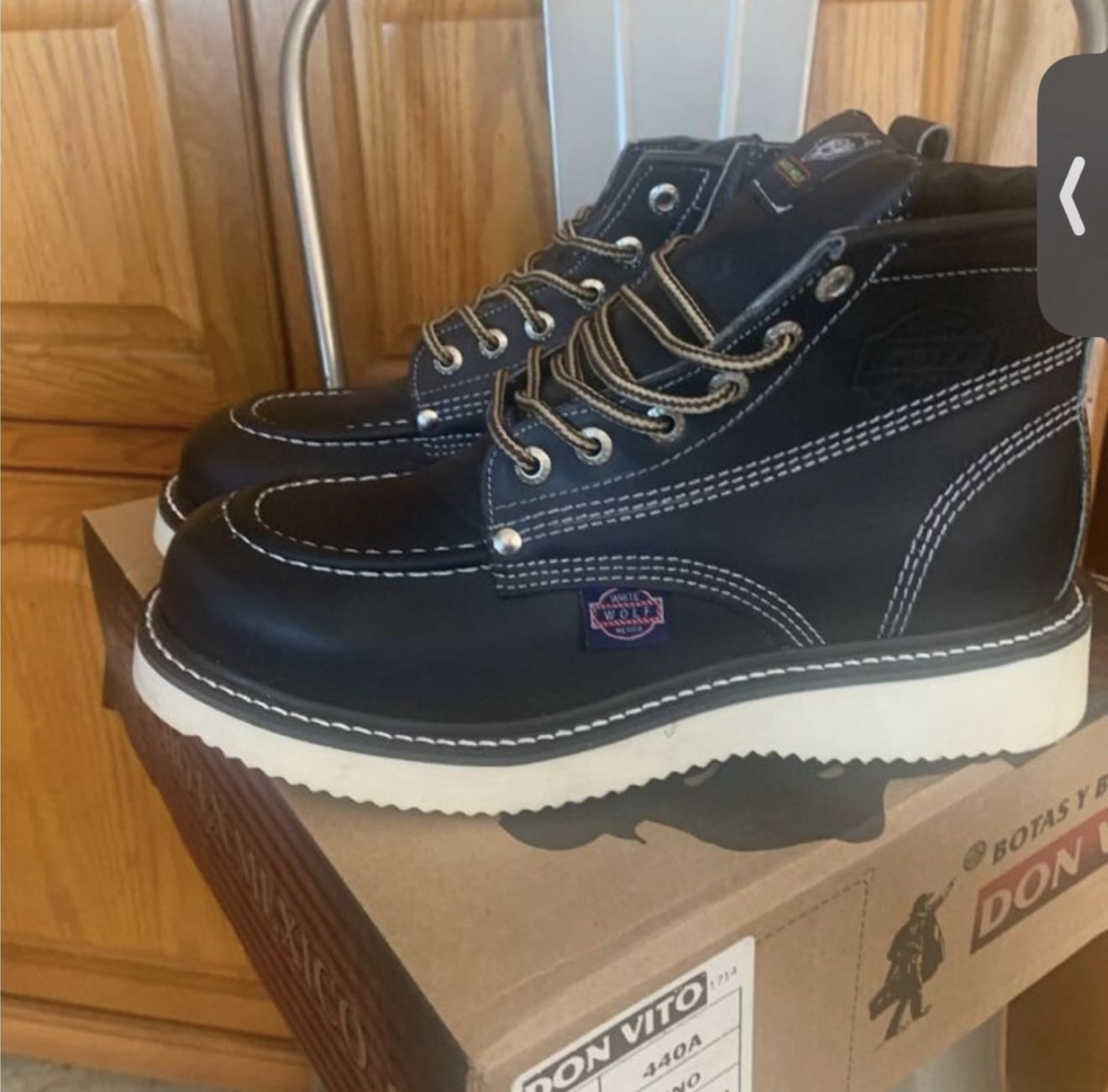 Leather Work Boot New All Sizes