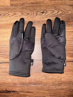 Black Touchscreen Running Gloves