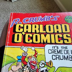 1976 Copy Of R. Crumbs Carload Of Comics