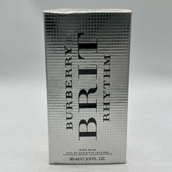 Burberry Brit Rhythm EDT Intense For Him 3 oz 90 Ml New Sealed Discontinued *See Details*