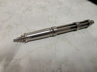 Heavy Metal Mechanical EDC Pen – Skeleton Cage Design (72g / Solid Metal)