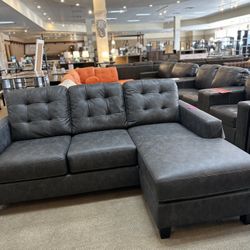 Grey Sofa Chaise 
