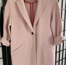 Blush Pink Topshop Coat Size 2