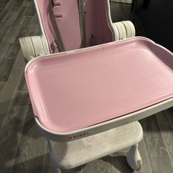 Pink Oribel High Chair 