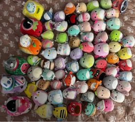 Squishmallow keychains and micro