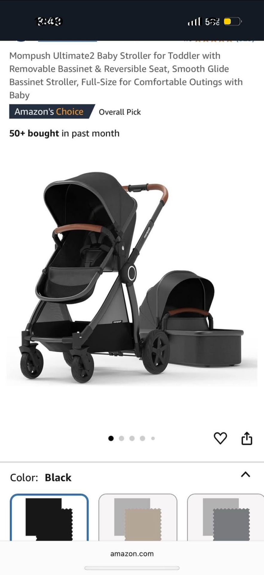 Mompush Ultimate Stroller 2